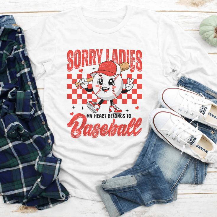 Sorry Ladies My Heart Belongs To Baseball Valentines Boys Youth Long Sleeve Tee Sorry Ladies My Heart Belongs To Baseball Valentines Boys Youth Long Sleeve Tee