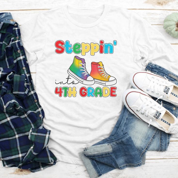 Steppin Into Fourth Grade Back To School First Day 4th Grade Youth Long Sleeve Tee Steppin Into Fourth Grade Back To School First Day 4th Grade Youth Long Sleeve Tee