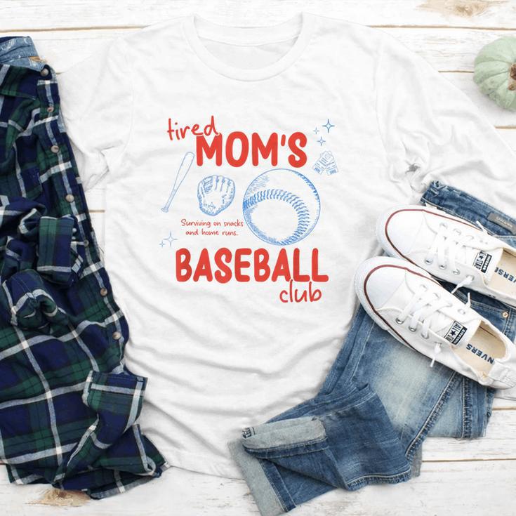 Tired Baseball Mom Club Baseball Mama Mother's Day Youth Long Sleeve Tee Tired Baseball Mom Club Baseball Mama Mother's Day Youth Long Sleeve Tee