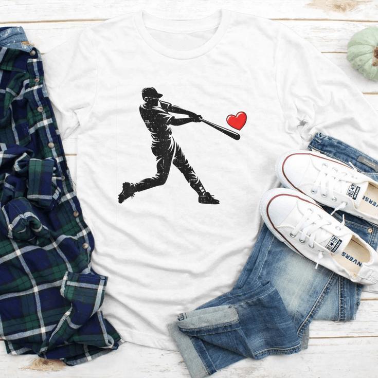 Valentines Day Baseball Batter Silhouette Heart Men Boys Kid Youth Long Sleeve Tee Valentines Day Baseball Batter Silhouette Heart Men Boys Kid Youth Long Sleeve Tee