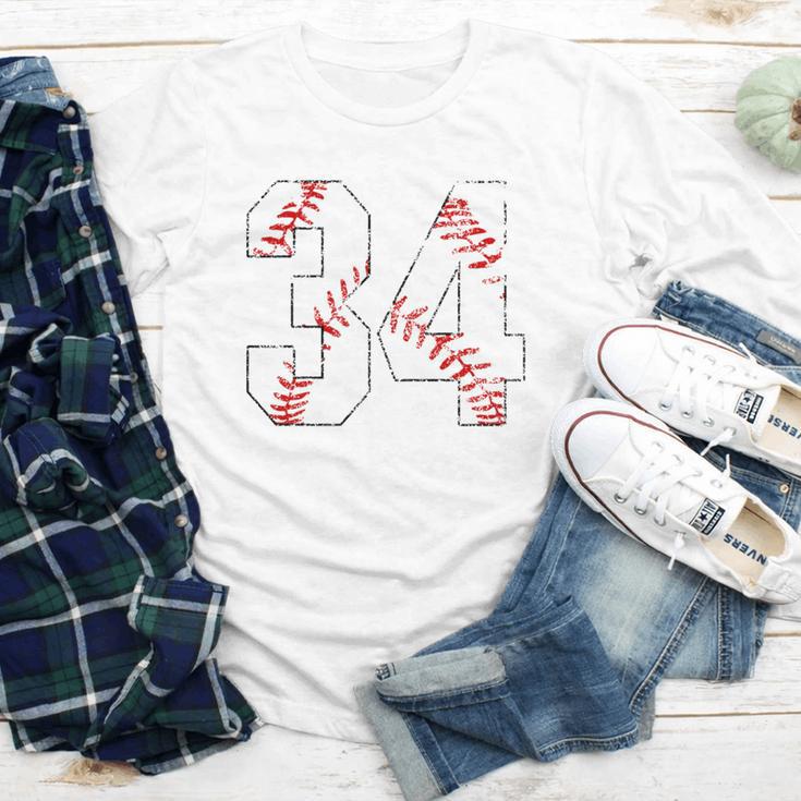 Vintage Distressed Baseball Number 34 Jersey Player Uniform Youth Long Sleeve Tee Vintage Distressed Baseball Number 34 Jersey Player Uniform Youth Long Sleeve Tee