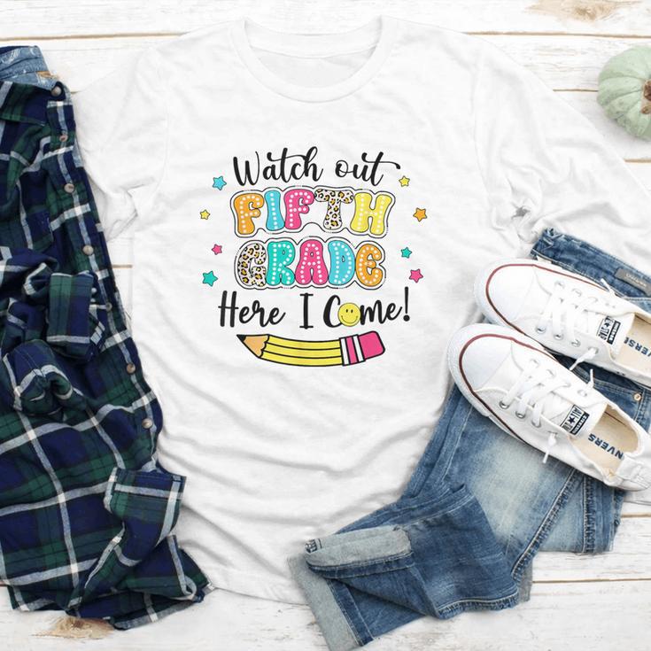 Watch Out Fifth Grade Here I Come Back To School Boys Girls Youth Long Sleeve Tee Watch Out Fifth Grade Here I Come Back To School Boys Girls Youth Long Sleeve Tee
