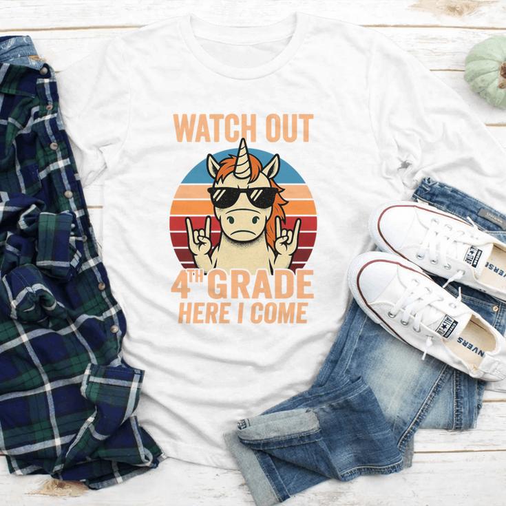 Watch Out Fourth Grade 2026 Back To School 4th Grade Boys Premium Tri-Blend Youth Long Sleeve Tee Watch Out Fourth Grade 2026 Back To School 4th Grade Boys Premium Tri-Blend Youth Long Sleeve Tee