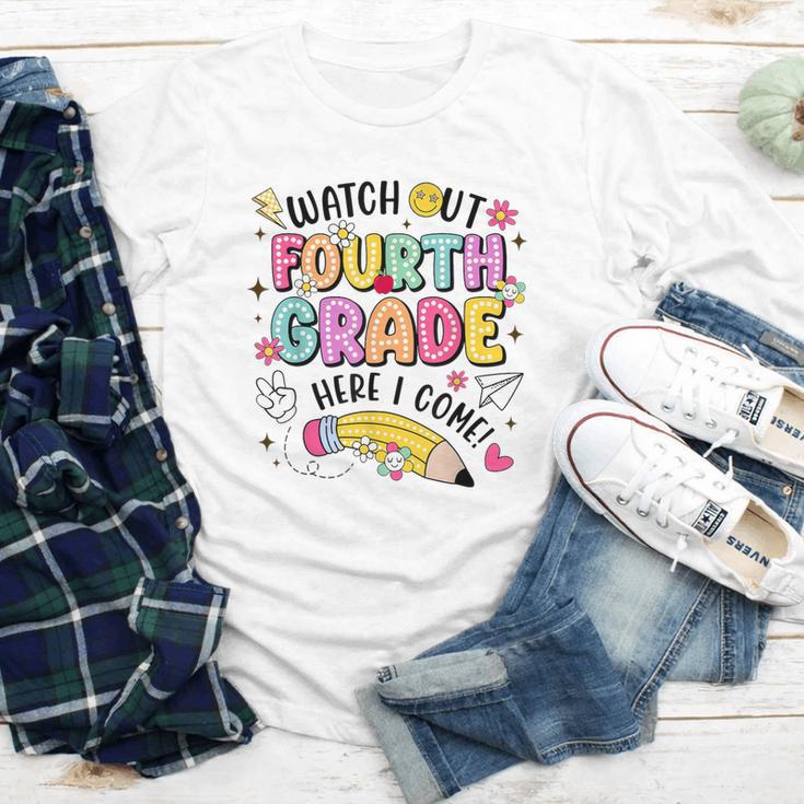 Watch Out Fourth Grade Here I Come Shirt Kids Back To School Youth Long Sleeve Tee Watch Out Fourth Grade Here I Come Shirt Kids Back To School Youth Long Sleeve Tee