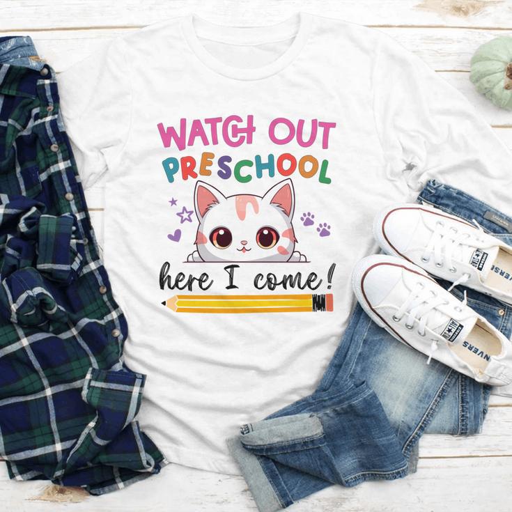 Watch Out Preschool Here I Come Girls Back To School Performance Youth Long Sleeve Tee Watch Out Preschool Here I Come Girls Back To School Performance Youth Long Sleeve Tee