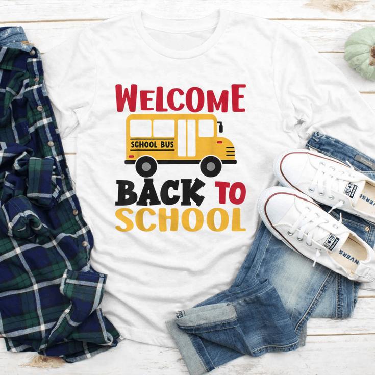 Welcome Back To School For Bus Drivers First Day Of School Youth Long Sleeve Tee Welcome Back To School For Bus Drivers First Day Of School Youth Long Sleeve Tee