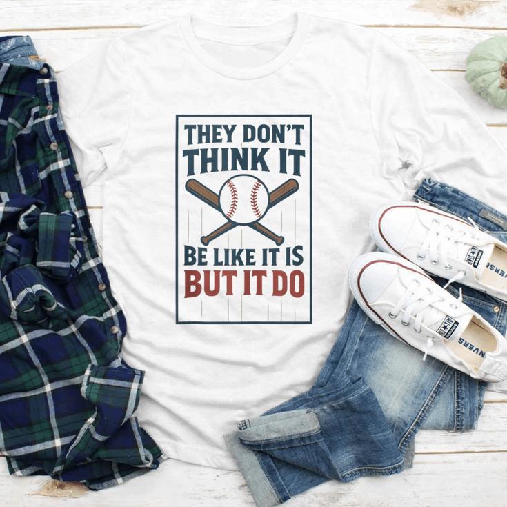 They Don’t Think It Be Like It Is But It Do Baseball Youth Long Sleeve Tee They Don’t Think It Be Like It Is But It Do Baseball Youth Long Sleeve Tee