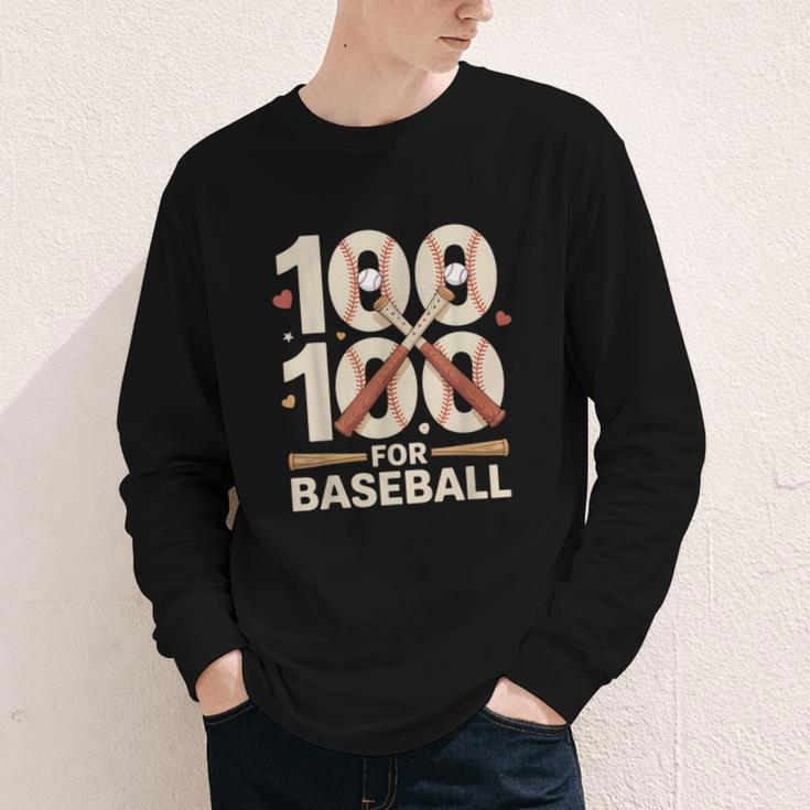 100 Days Of School Baseball Love Valentine’s Day Men Women Youth Long Sleeve Tee 100 Days Of School Baseball Love Valentine’s Day Men Women Youth Long Sleeve Tee