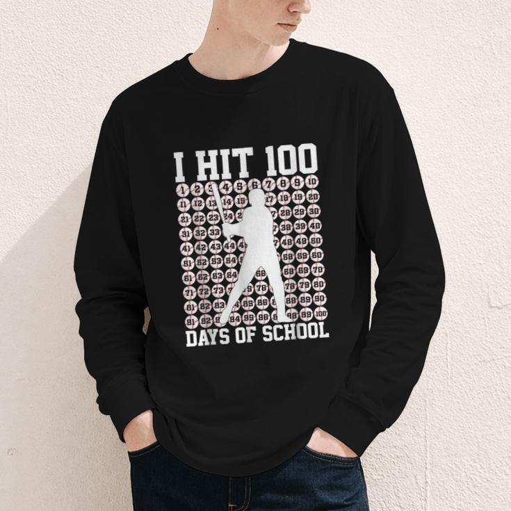 100 Days Of School Boys Kids 100th Day Balls For Baseball Youth Long Sleeve Tee 100 Days Of School Boys Kids 100th Day Balls For Baseball Youth Long Sleeve Tee