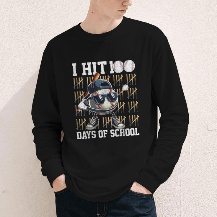 100 Days Of School Boys Kids 100th Day Balls Baseball Kids Youth Long Sleeve Tee 100 Days Of School Boys Kids 100th Day Balls Baseball Kids Youth Long Sleeve Tee