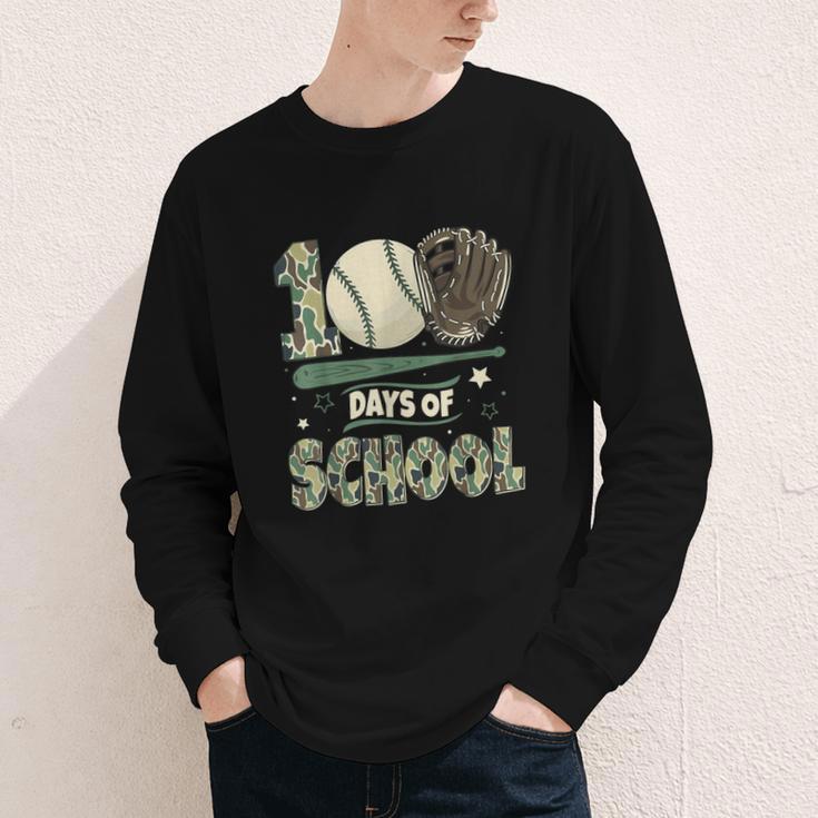 100 Days Of School Teacher Camo Baseball Boys Toddler Kids Youth Long Sleeve Tee 100 Days Of School Teacher Camo Baseball Boys Toddler Kids Youth Long Sleeve Tee