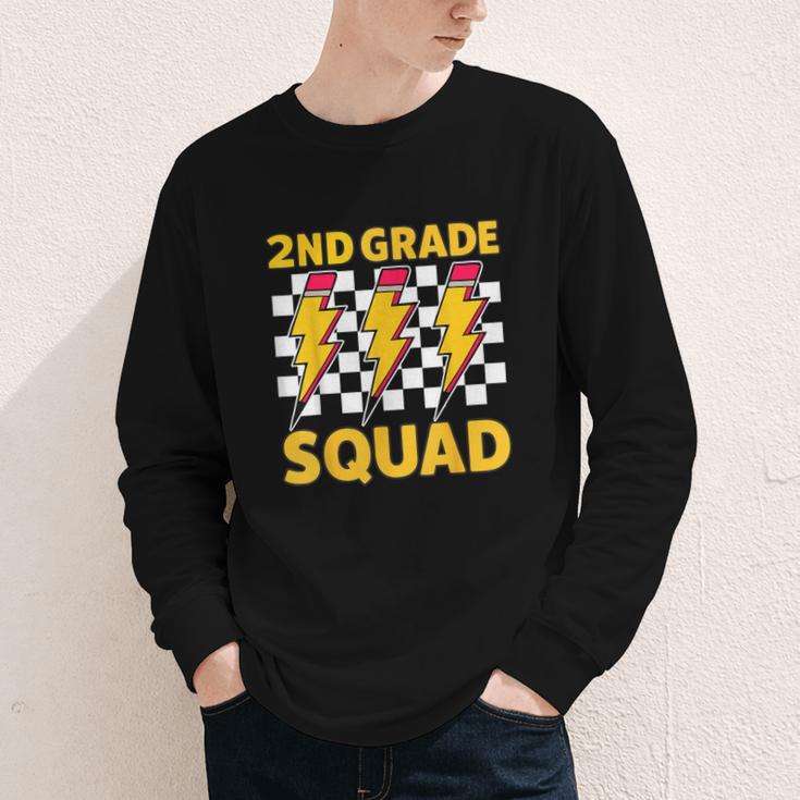 2nd Grade Lightning Bolt Second Grade Squad Back To School Youth Long Sleeve Tee 2nd Grade Lightning Bolt Second Grade Squad Back To School Youth Long Sleeve Tee