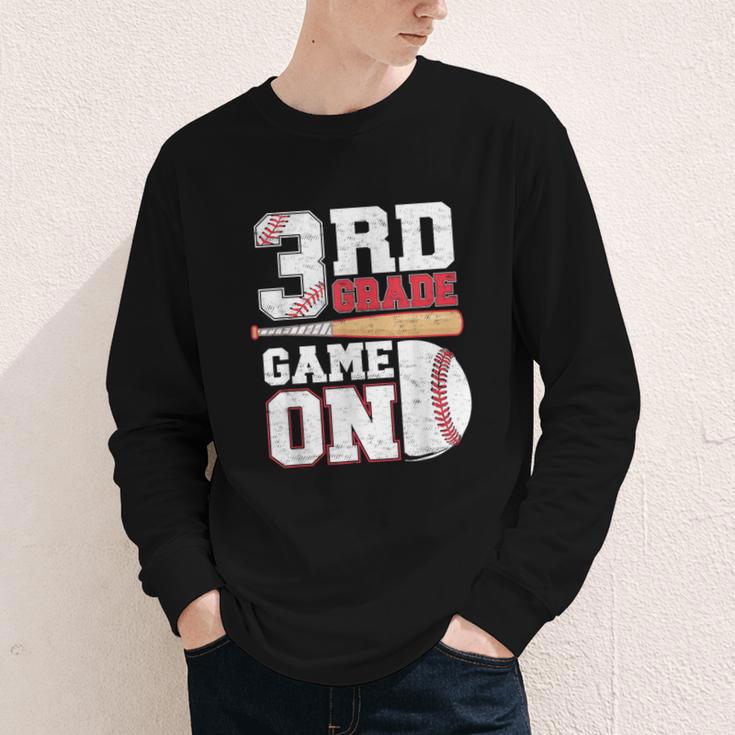 3rd Grade Game On Back To School Baseball Boy Third Grade Youth Long Sleeve Tee 3rd Grade Game On Back To School Baseball Boy Third Grade Youth Long Sleeve Tee