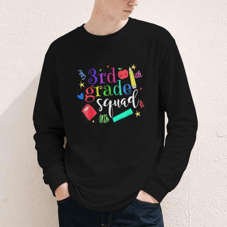 3rd Grade Squad Back To School Team Third Grade Youth Long Sleeve Tee 3rd Grade Squad Back To School Team Third Grade Youth Long Sleeve Tee