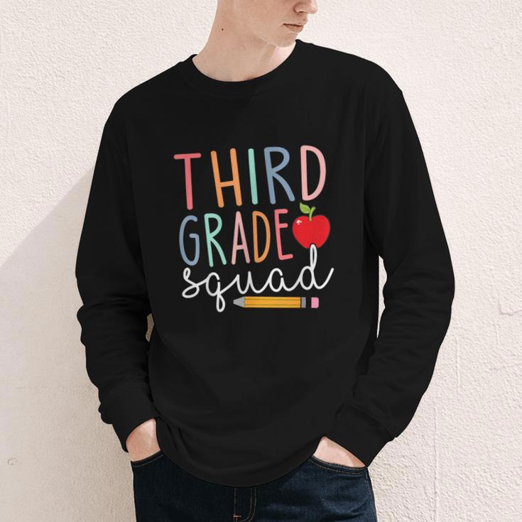 3rd Grade Squad Tshirt Third Grade Back To School Youth Long Sleeve Tee