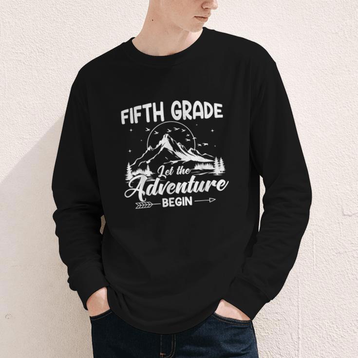 5th Grade Back To School Let The Adventure Begin Fifth Grade Youth Long Sleeve Tee