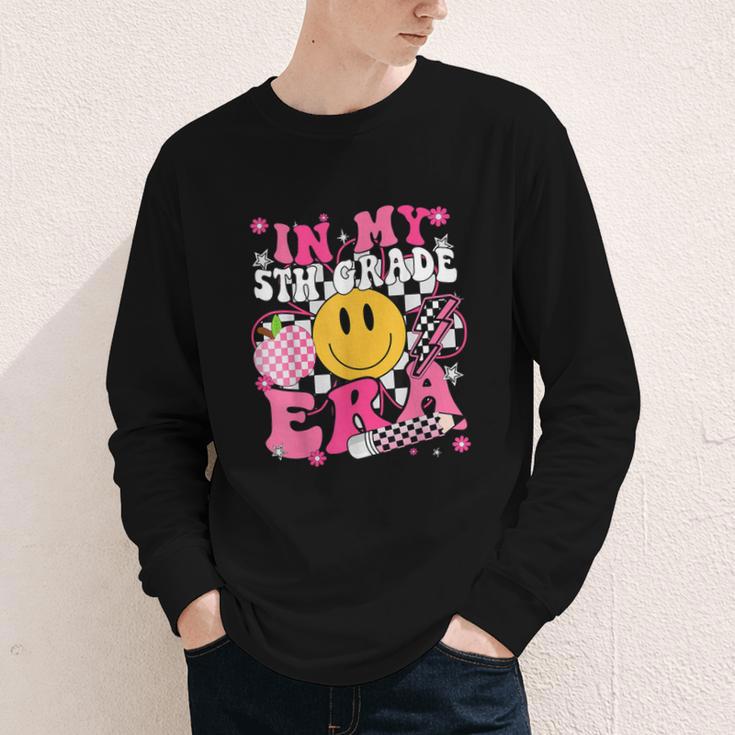 In My 5th Grade Era First Day Of School Back To School Retro Youth Long Sleeve Tee In My 5th Grade Era First Day Of School Back To School Retro Youth Long Sleeve Tee