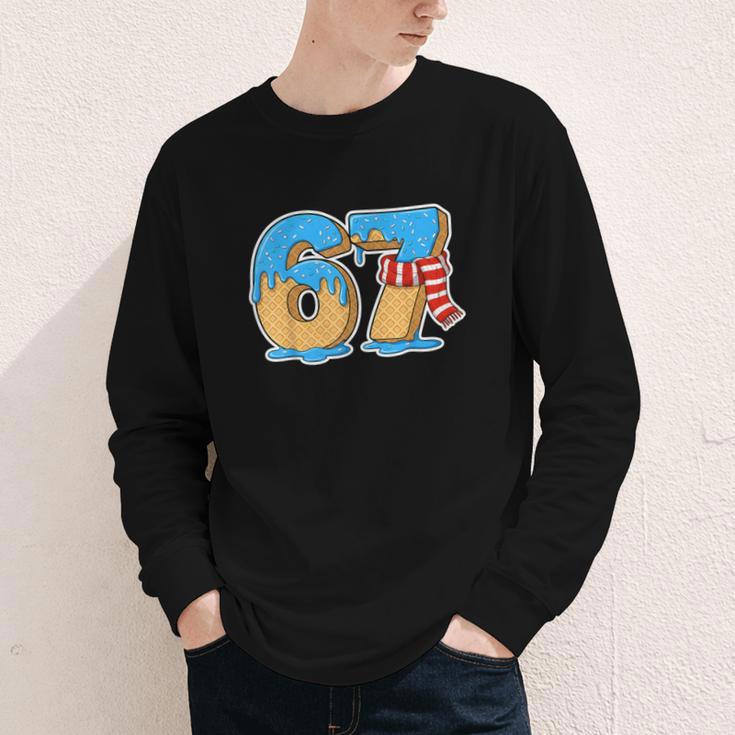 67 Ice Cream Drip Six Seven Baseball Drip 67 Boys Meme Youth Long Sleeve Tee 67 Ice Cream Drip Six Seven Baseball Drip 67 Boys Meme Youth Long Sleeve Tee