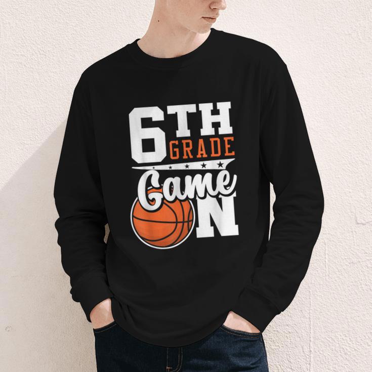 6th Grade Game On Back To School Basketball Boy Sixth Grade Youth Long Sleeve Tee 6th Grade Game On Back To School Basketball Boy Sixth Grade Youth Long Sleeve Tee