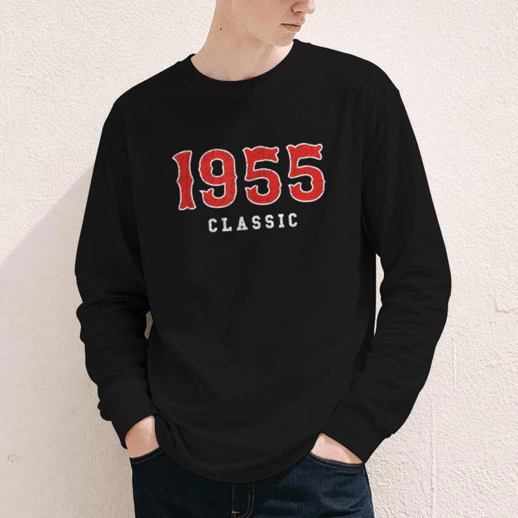 70 Year Old 1955 Classic Baseball Fan 70th Birthday Youth Long Sleeve Tee 70 Year Old 1955 Classic Baseball Fan 70th Birthday Youth Long Sleeve Tee