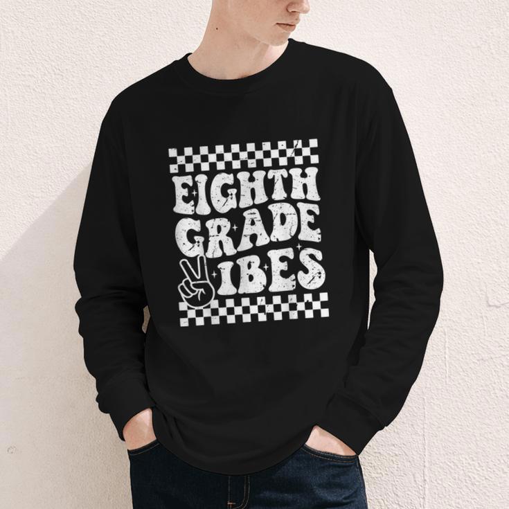 8th Eighth Grade Vibes 1st Back To School Checkerboard Crew Youth Long Sleeve Tee 8th Eighth Grade Vibes 1st Back To School Checkerboard Crew Youth Long Sleeve Tee