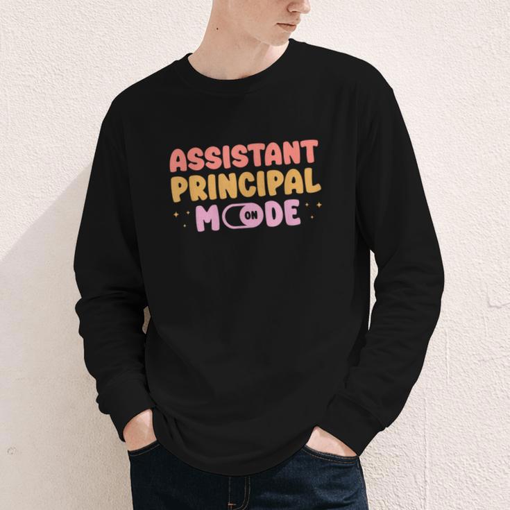 Assistant Principal Mode On Back To School Appreciation Youth Long Sleeve Tee Assistant Principal Mode On Back To School Appreciation Youth Long Sleeve Tee