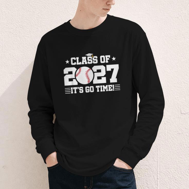Back To School 2027 Baseball 2027 Graduation Class Of 2027 Youth Long Sleeve Tee