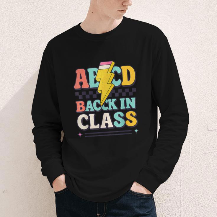 Back To School ABCD Back In Class Youth Long Sleeve Tee Back To School ABCD Back In Class Youth Long Sleeve Tee