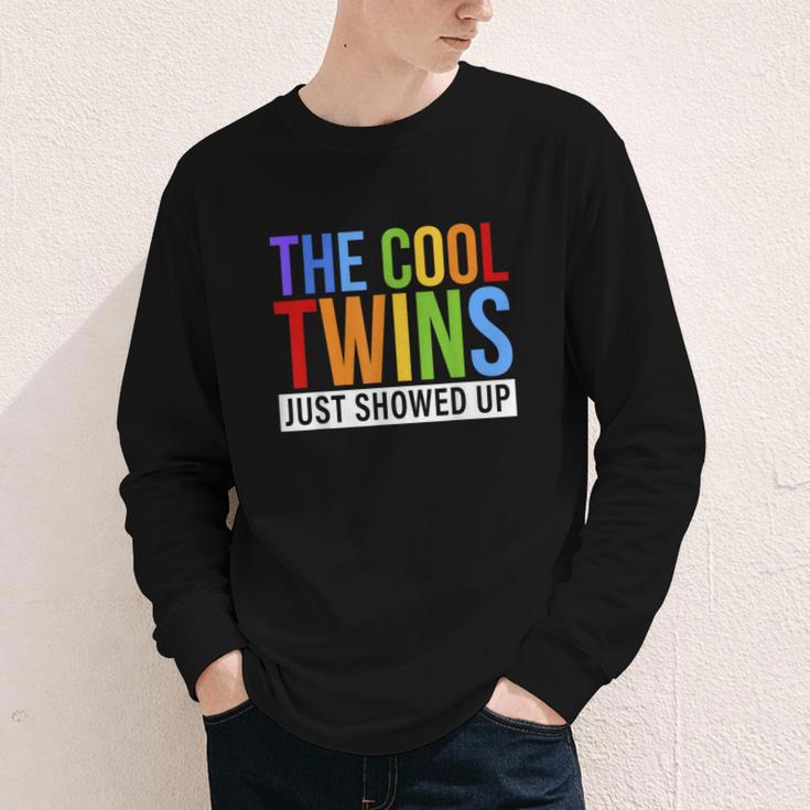 Back To School Cool Twins Just Showed Up Kid Boy Teen Twin Youth Long Sleeve Tee Back To School Cool Twins Just Showed Up Kid Boy Teen Twin Youth Long Sleeve Tee