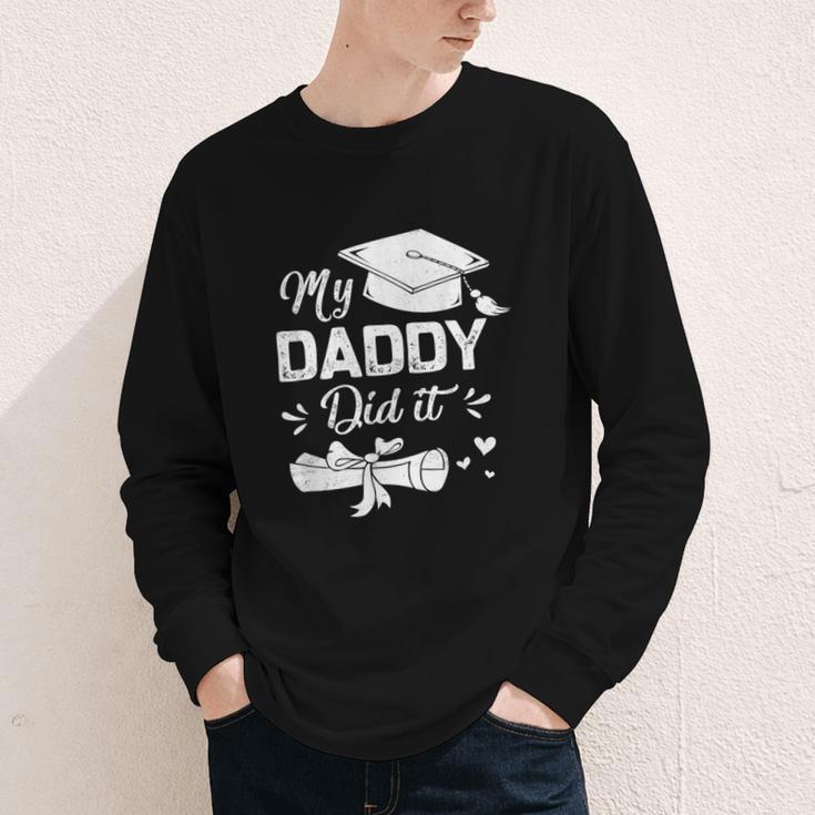 Back To School My Daddy Did It Graduation Proud Dad Graduated Small Youth Long Sleeve Tee Back To School My Daddy Did It Graduation Proud Dad Graduated Small Youth Long Sleeve Tee