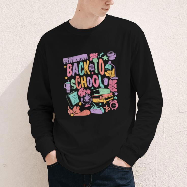 Back To School Fun Supplies Learning Youth Long Sleeve Tee Back To School Fun Supplies Learning Youth Long Sleeve Tee