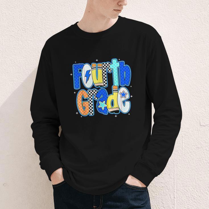 Back To School Hello Fourth Grade Team 4th Grade Boy Girl Youth Long Sleeve Tee Back To School Hello Fourth Grade Team 4th Grade Boy Girl Youth Long Sleeve Tee