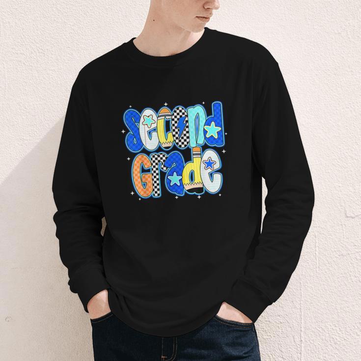 Back To School Hello Second Grade Team 2nd Grade Boy Girl Youth Long Sleeve Tee Back To School Hello Second Grade Team 2nd Grade Boy Girl Youth Long Sleeve Tee