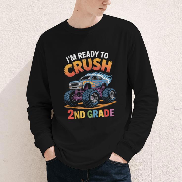 Back To School I'm Ready To Crush 2nd Grade Youth Long Sleeve Tee Back To School I'm Ready To Crush 2nd Grade Youth Long Sleeve Tee