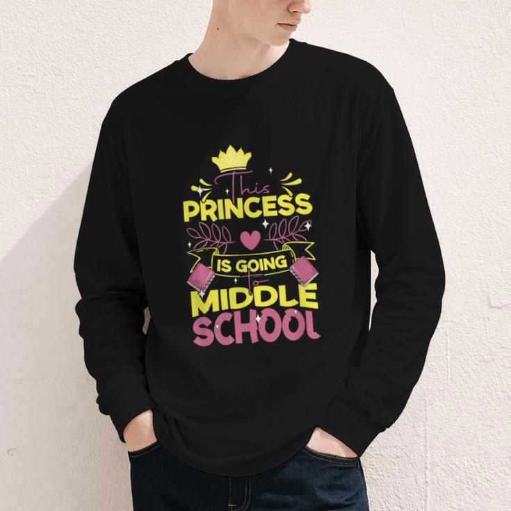 Back To School This Princess Is Going To Middle School Youth Long Sleeve Tee Back To School This Princess Is Going To Middle School Youth Long Sleeve Tee