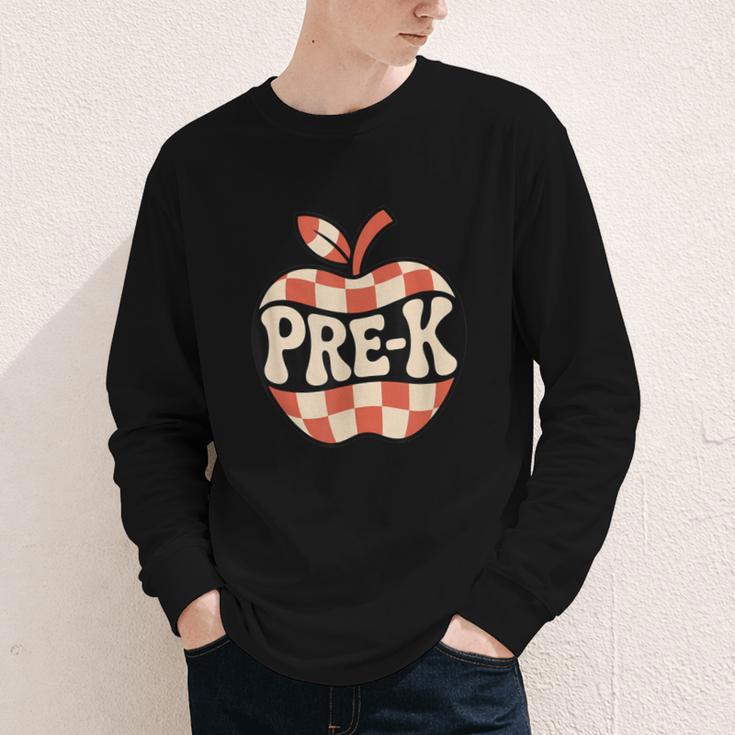 Back To School Retro Apple PRE-K Classroom Youth Long Sleeve Tee Back To School Retro Apple PRE-K Classroom Youth Long Sleeve Tee