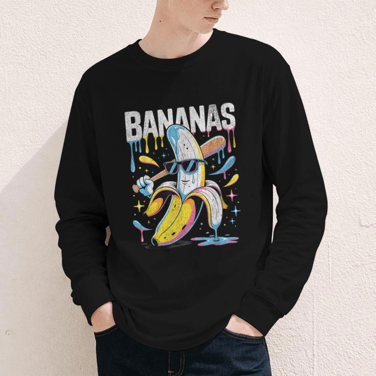 Banana Baseball Drip Kids Youth Boys Girls Sport Teens Youth Long Sleeve Tee Banana Baseball Drip Kids Youth Boys Girls Sport Teens Youth Long Sleeve Tee