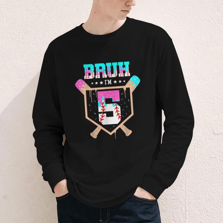Baseball 5 Year Old Ice Cream Drip 5th Birthday Boys Player Youth Long Sleeve Tee Baseball 5 Year Old Ice Cream Drip 5th Birthday Boys Player Youth Long Sleeve Tee