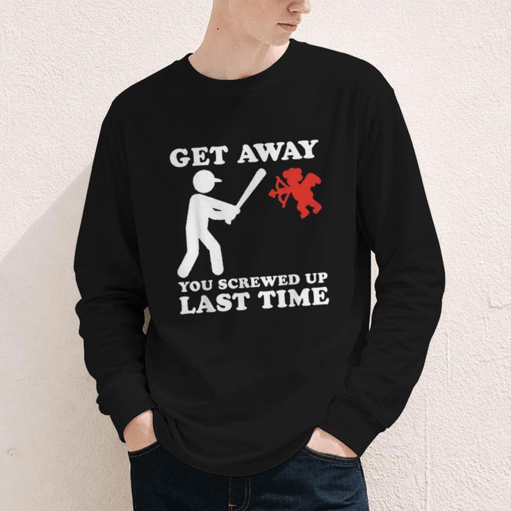 Baseball Anti Valentine Humor Cupid Joke Men Women Youth Long Sleeve Tee Baseball Anti Valentine Humor Cupid Joke Men Women Youth Long Sleeve Tee