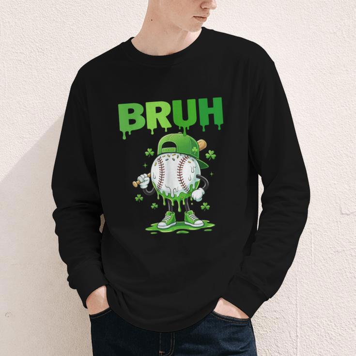 Baseball Bruh Drip Ice Cream Youth Boy St Patricks Day Youth Long Sleeve Tee Baseball Bruh Drip Ice Cream Youth Boy St Patricks Day Youth Long Sleeve Tee