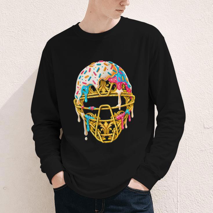 Baseball Drip For Boys Ice Cream Drip Youth Boys Catcher's Youth Long Sleeve Tee Baseball Drip For Boys Ice Cream Drip Youth Boys Catcher's Youth Long Sleeve Tee