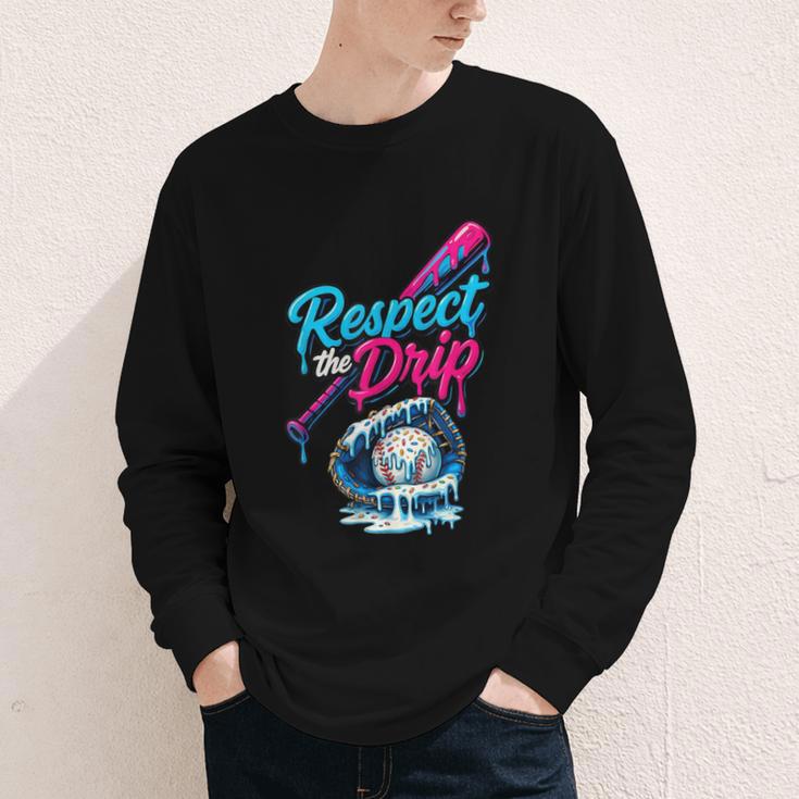 Baseball Drip Ice Cream Sprinkles Youth Boys Baseball Glove Youth Long Sleeve Tee Baseball Drip Ice Cream Sprinkles Youth Boys Baseball Glove Youth Long Sleeve Tee