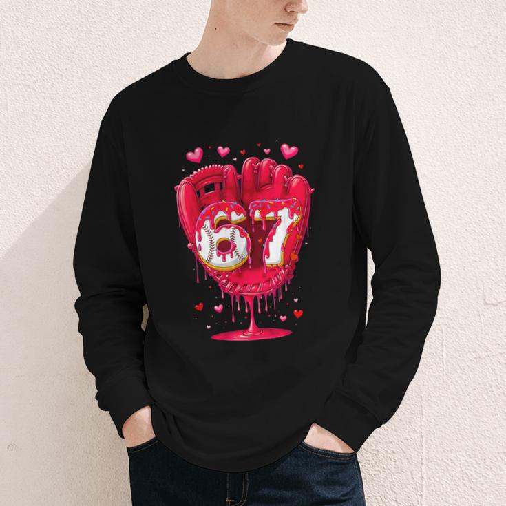 Baseball Drip Ice Cream Valentine Youth Boys Girls Sport Youth Long Sleeve Tee Baseball Drip Ice Cream Valentine Youth Boys Girls Sport Youth Long Sleeve Tee