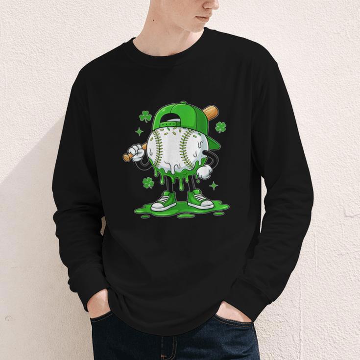 Baseball Drip Icecream Apparel Youth Boy St Patrick's Day Youth Long Sleeve Tee
