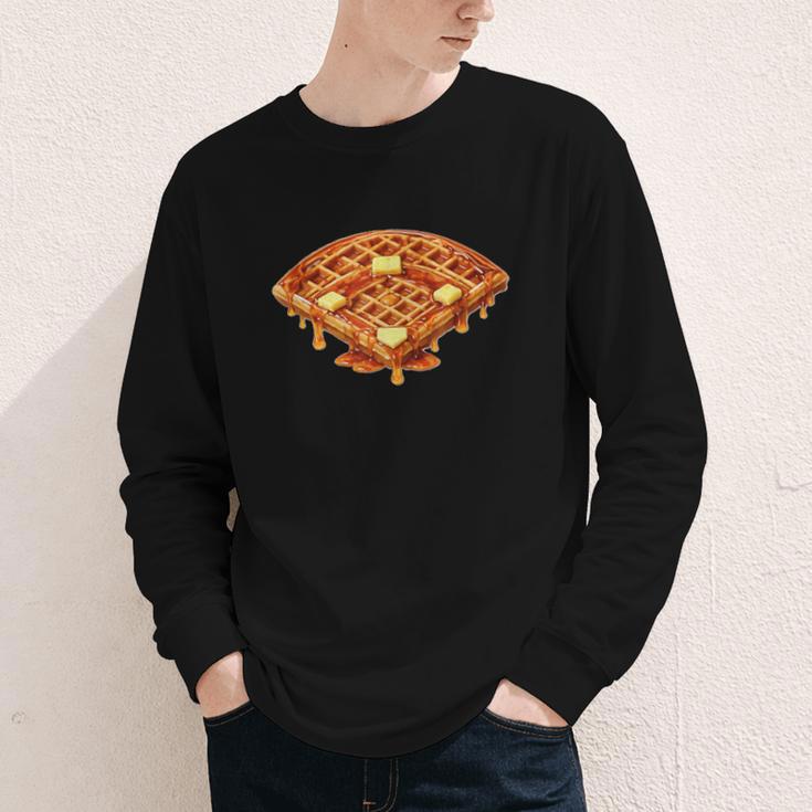 Baseball Dripping Waffle Field Youth Long Sleeve Tee Baseball Dripping Waffle Field Youth Long Sleeve Tee