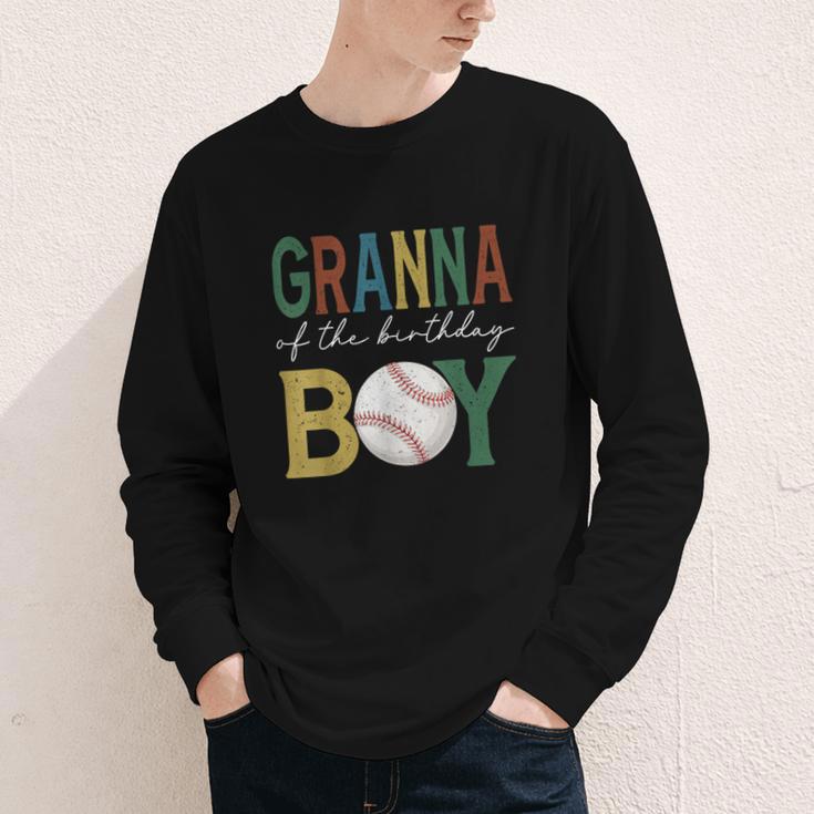 Baseball Granna Of The Birthday Boy Family Matching Youth Long Sleeve Tee Baseball Granna Of The Birthday Boy Family Matching Youth Long Sleeve Tee
