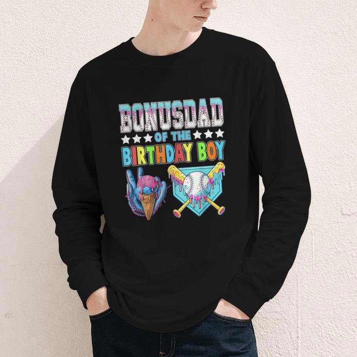 Baseball Ice Cream Drip Bonus Dad Of The Birthday Boy Youth Long Sleeve Tee Baseball Ice Cream Drip Bonus Dad Of The Birthday Boy Youth Long Sleeve Tee