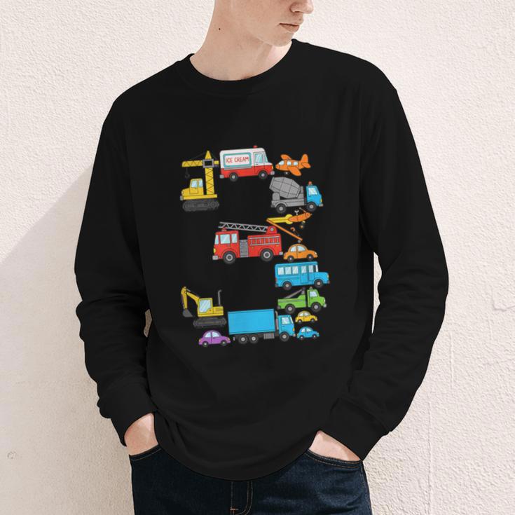 Baseball Ice Cream Drip Vehicles Youth Baseball Drip Youth Long Sleeve Tee