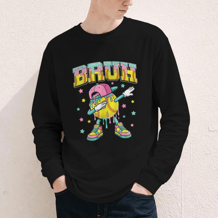 Baseball Life Style 101 Apparel Youth Drip Baseball Boys Kid Youth Long Sleeve Tee
