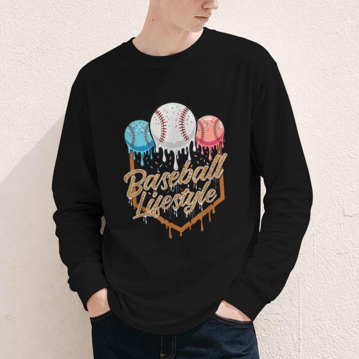 Baseball Lifestyle Baseball Lover Player Baseballer Youth Long Sleeve Tee Baseball Lifestyle Baseball Lover Player Baseballer Youth Long Sleeve Tee